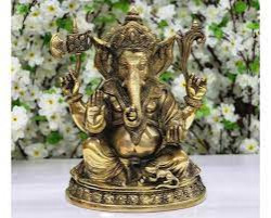 Lord Ganesh Brass Idol