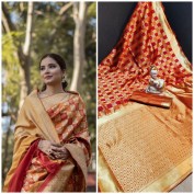 KANJIVARAM SAREE WITH BLOUSE PIECE