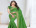 Printed, Embellished Bollywood Lycra Blend Saree  (Multicolor)