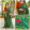 Green check partywear saree