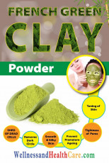 French Green Clay Powder - 100 Gms - Dead Sea Clay Powder