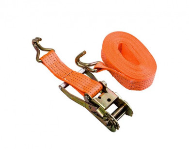 Ratchet cargo lashing belt